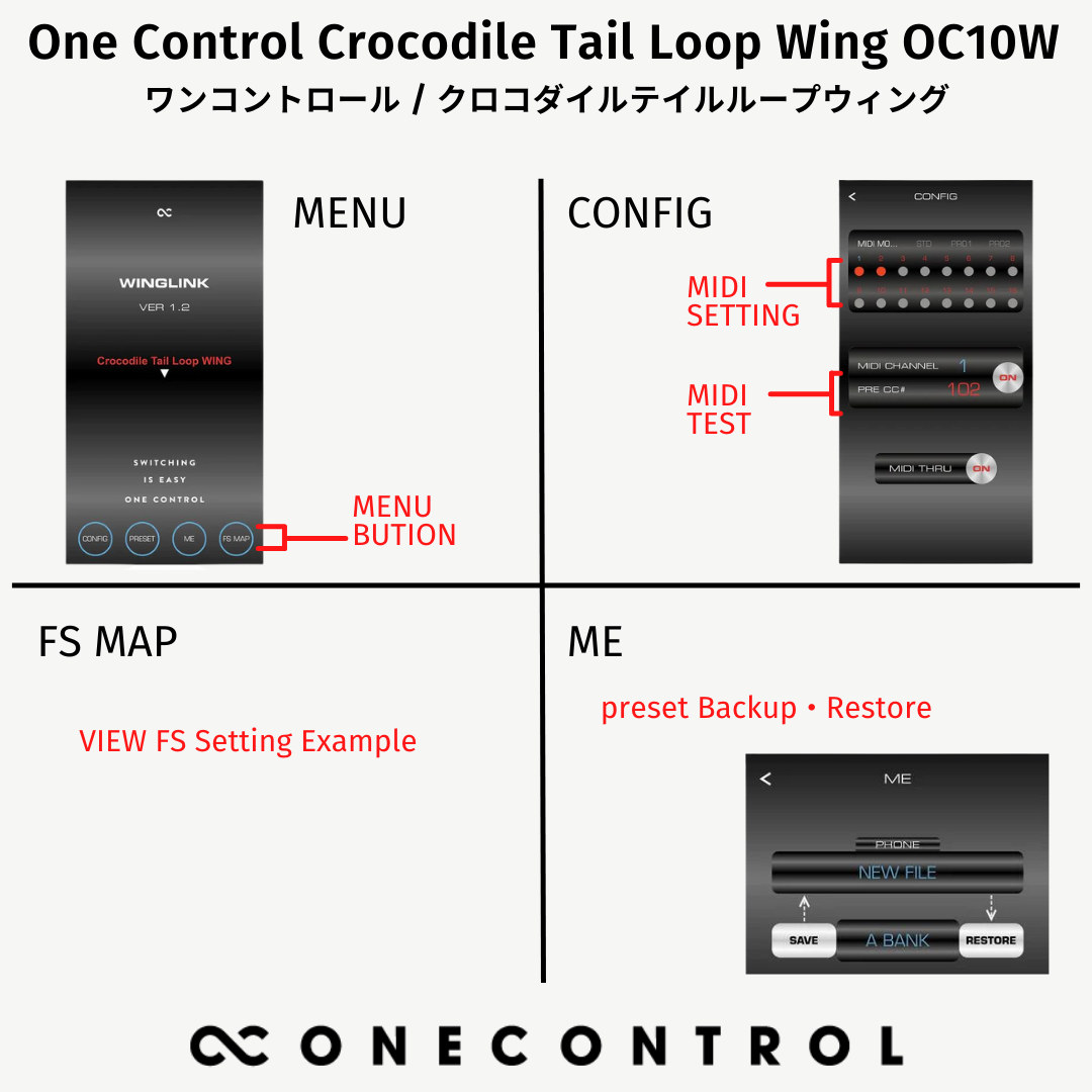 Crocodile Tail Loop Wing OC10W (OC-OC10W)