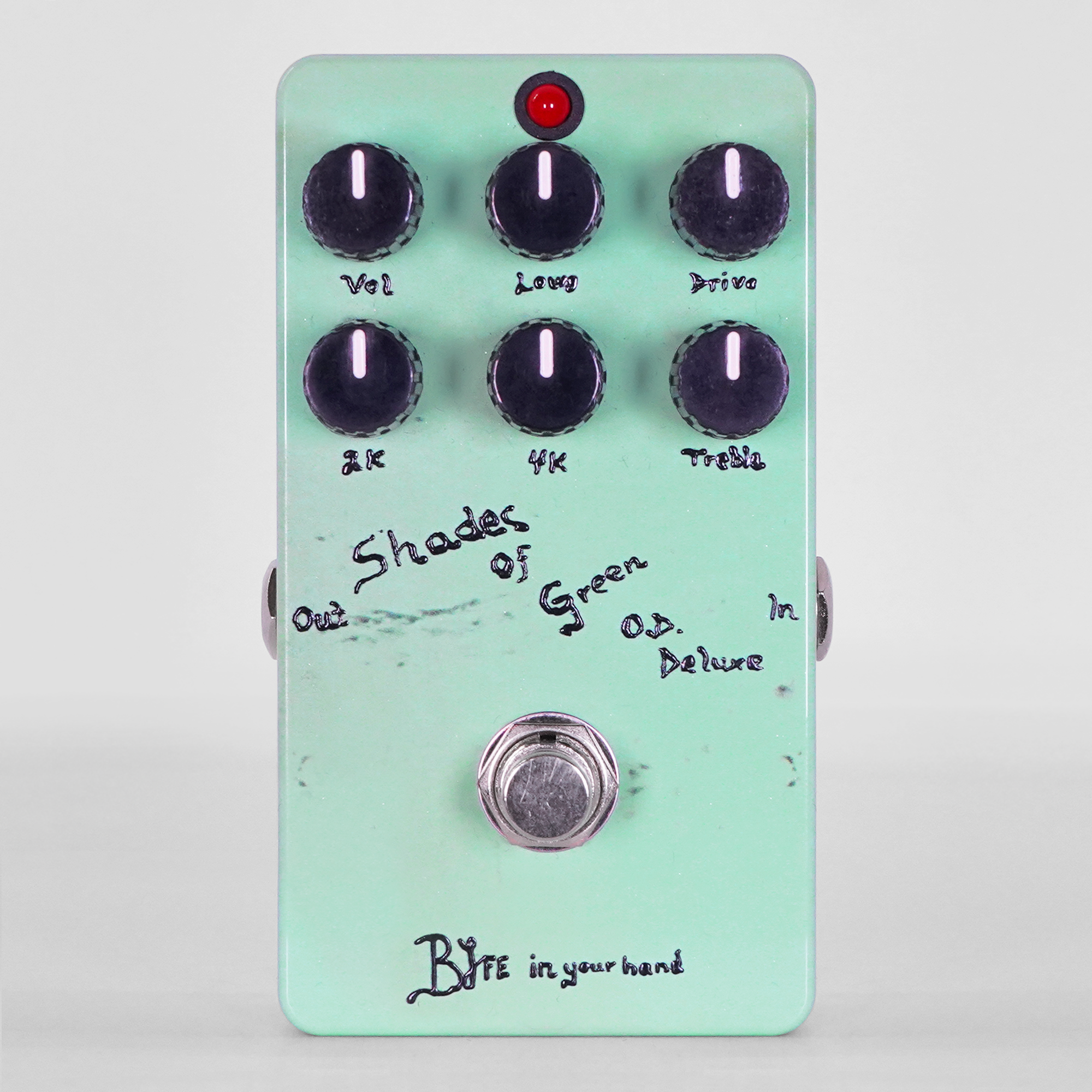 greenbox pedal BJFE in your hand series Shades Of Green O.D. DLX (OC-BIYH-SOGODDLX)