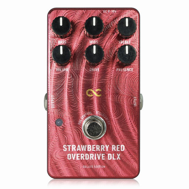 最落無し! One Control　STRAWBERRY RED OVERDRIVE DLX　/ a45548　人気のオーバードライブSROD の6ノブバージョン！！　1円