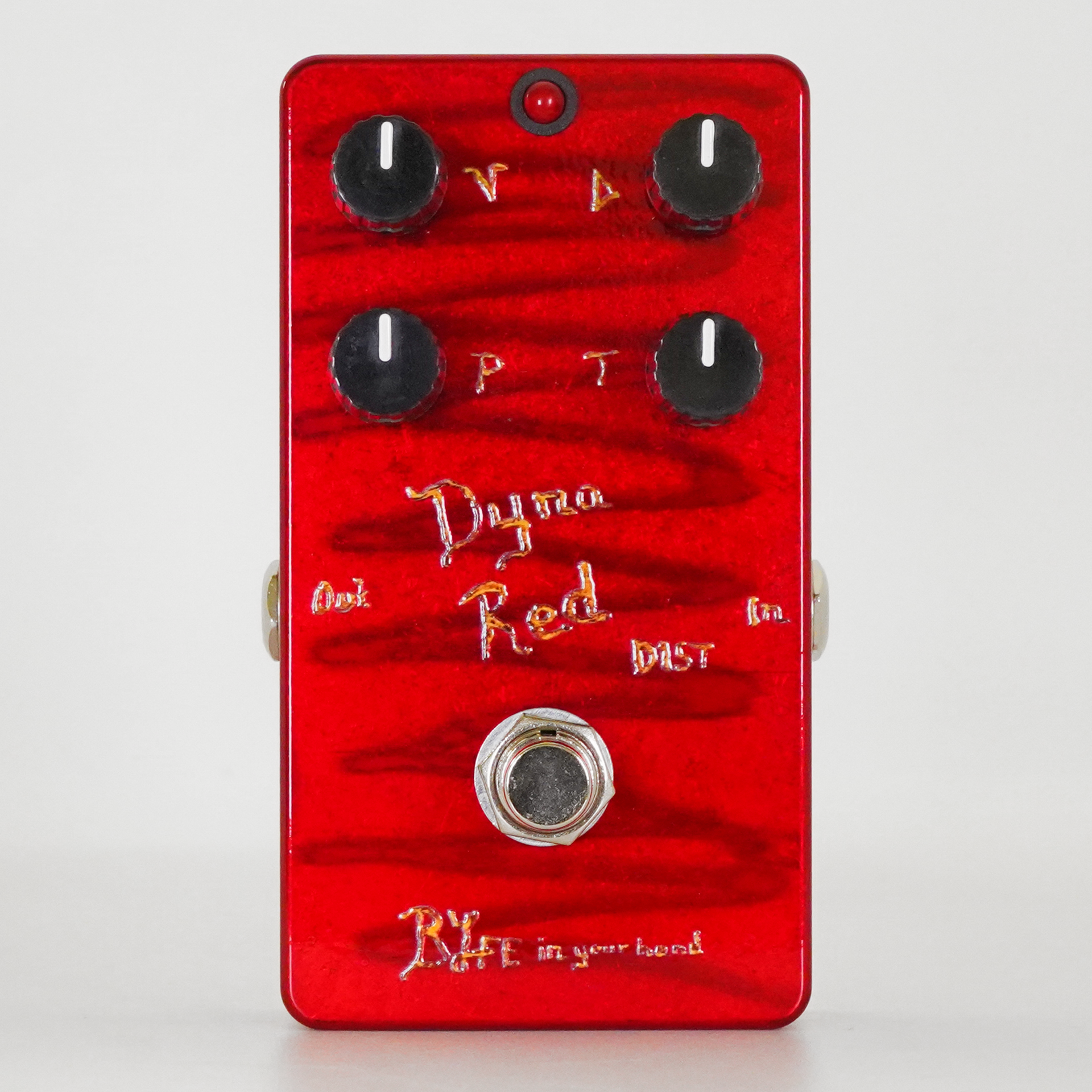 ギター One Control Analog Bman Distortion BJFE in your hand series Dyna Red Distortion 4K (OC-BIYH