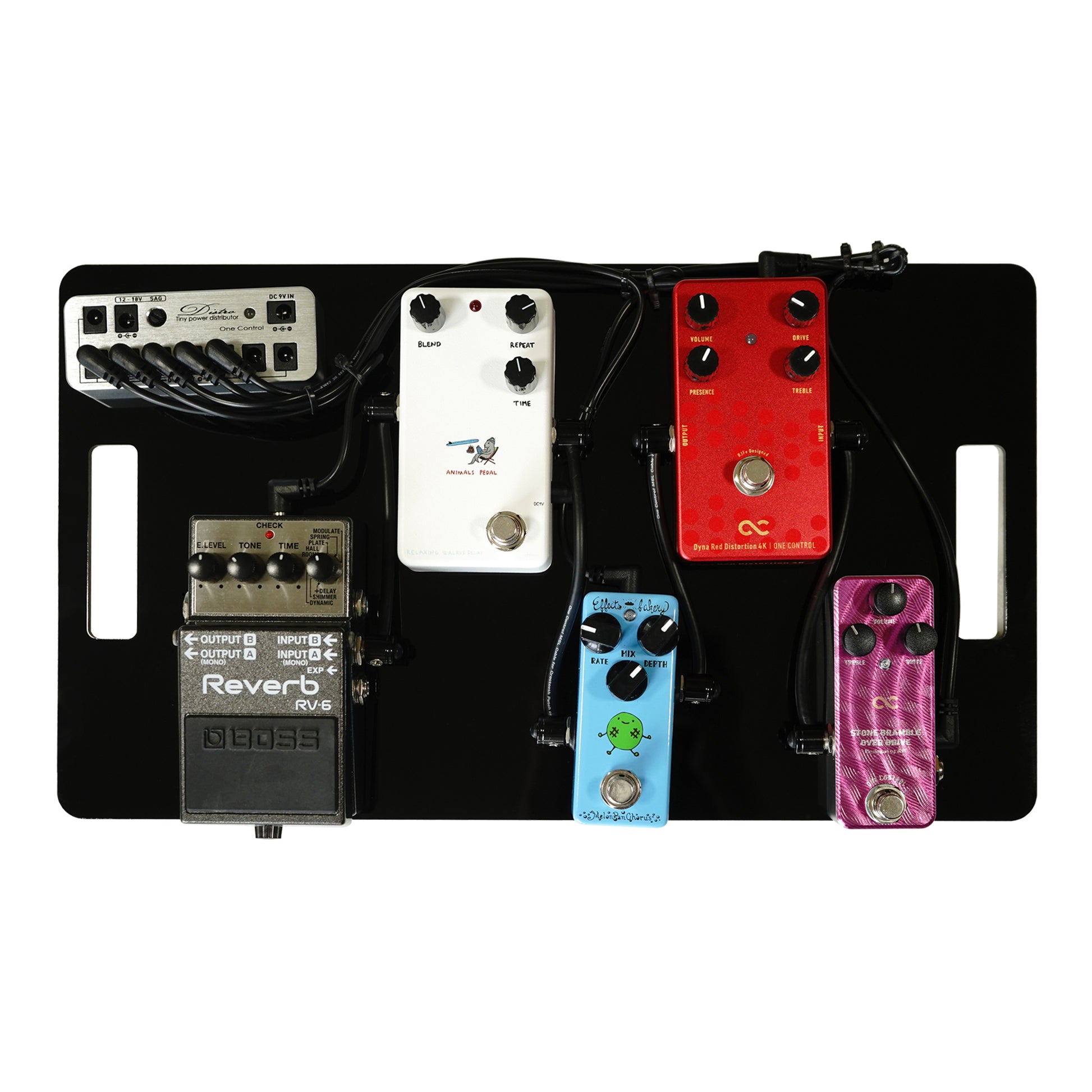 mini pedals pedalboard LWP Series Acrylic Board PB4023 (OC-LWP-PB4023) – One Control USA