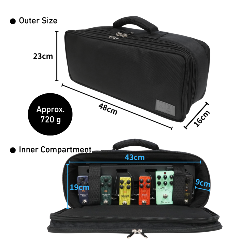electro harmonix pedal bag Solid Board PBS4014 Pedal Board Bag Set – One Control USA