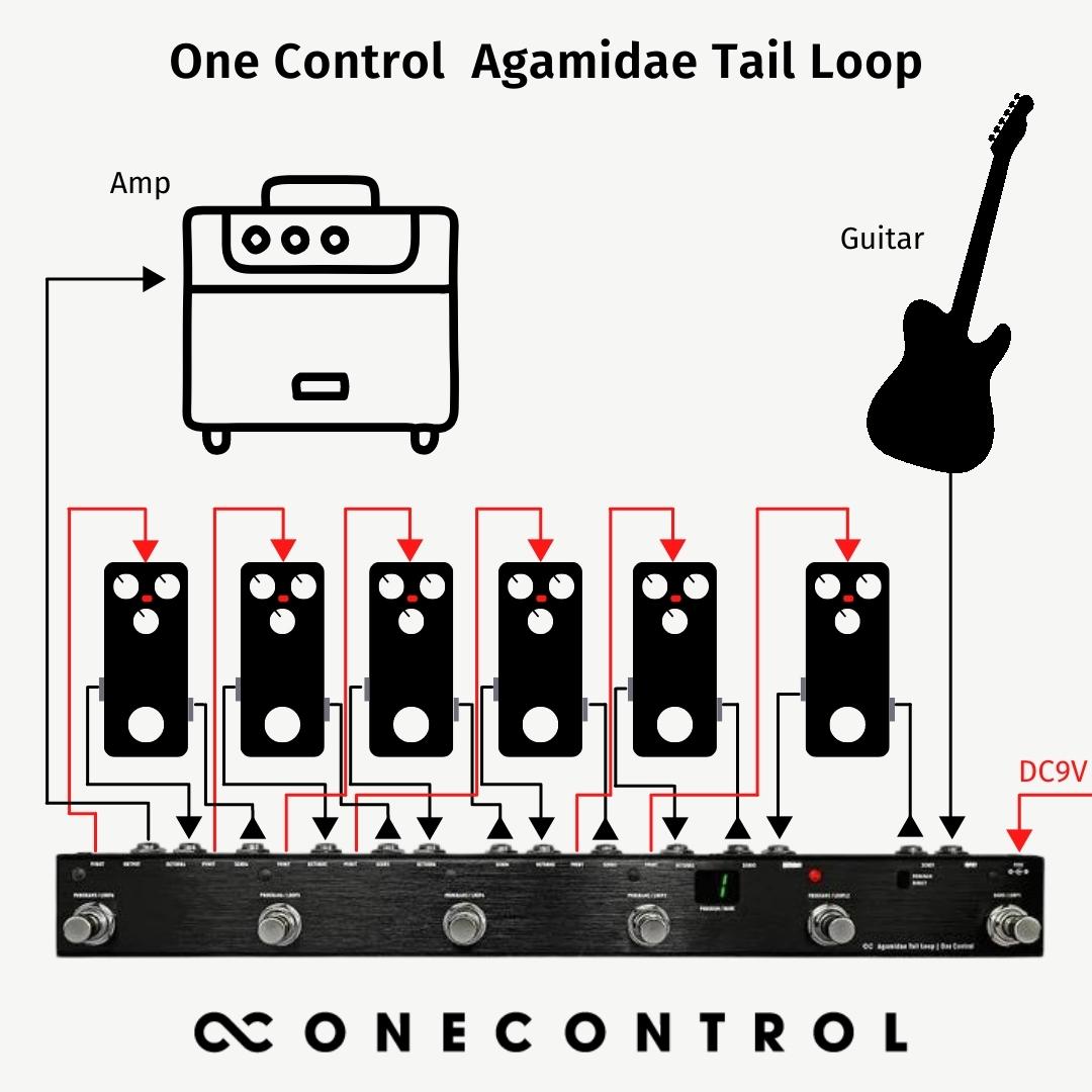 売上半額One Control Agamidae Tail Loop プログラマブルスイッチャー　6ループ その他