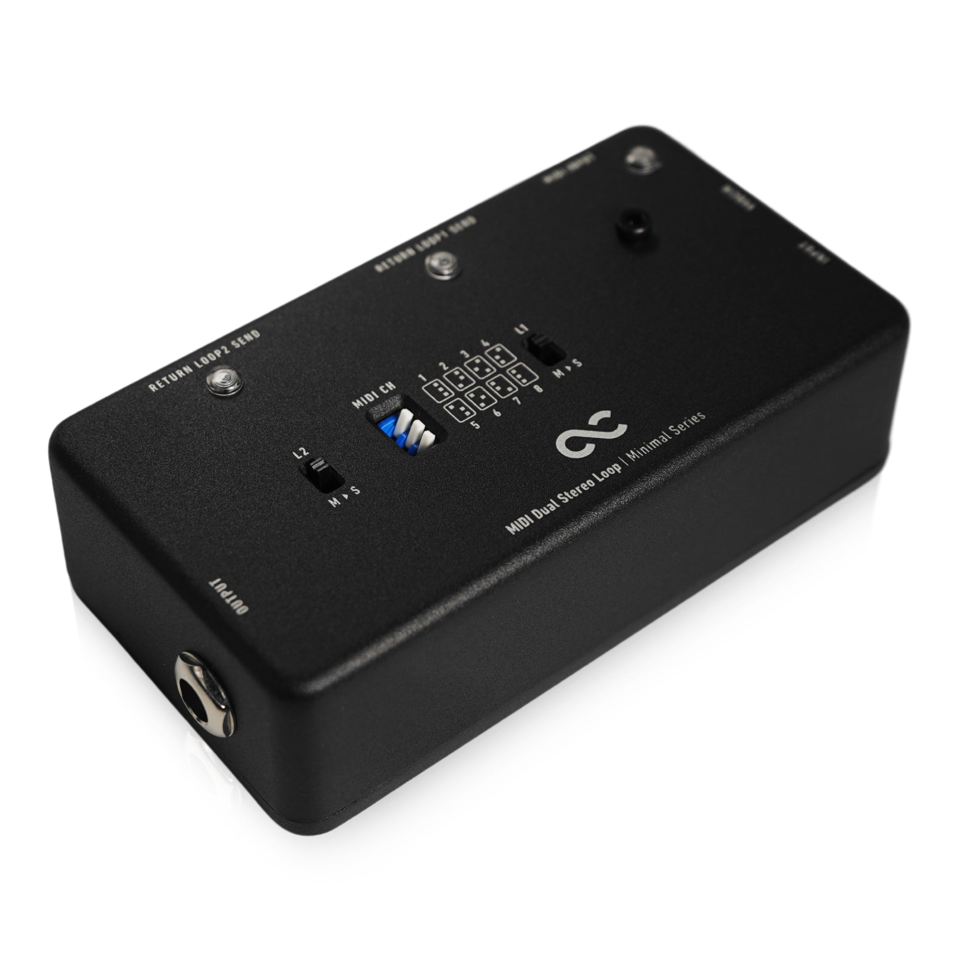 midi solutions pedal controller Minimal Series MIDI Dual Stereo Loop (OC-M-MDSL) – One Control USA