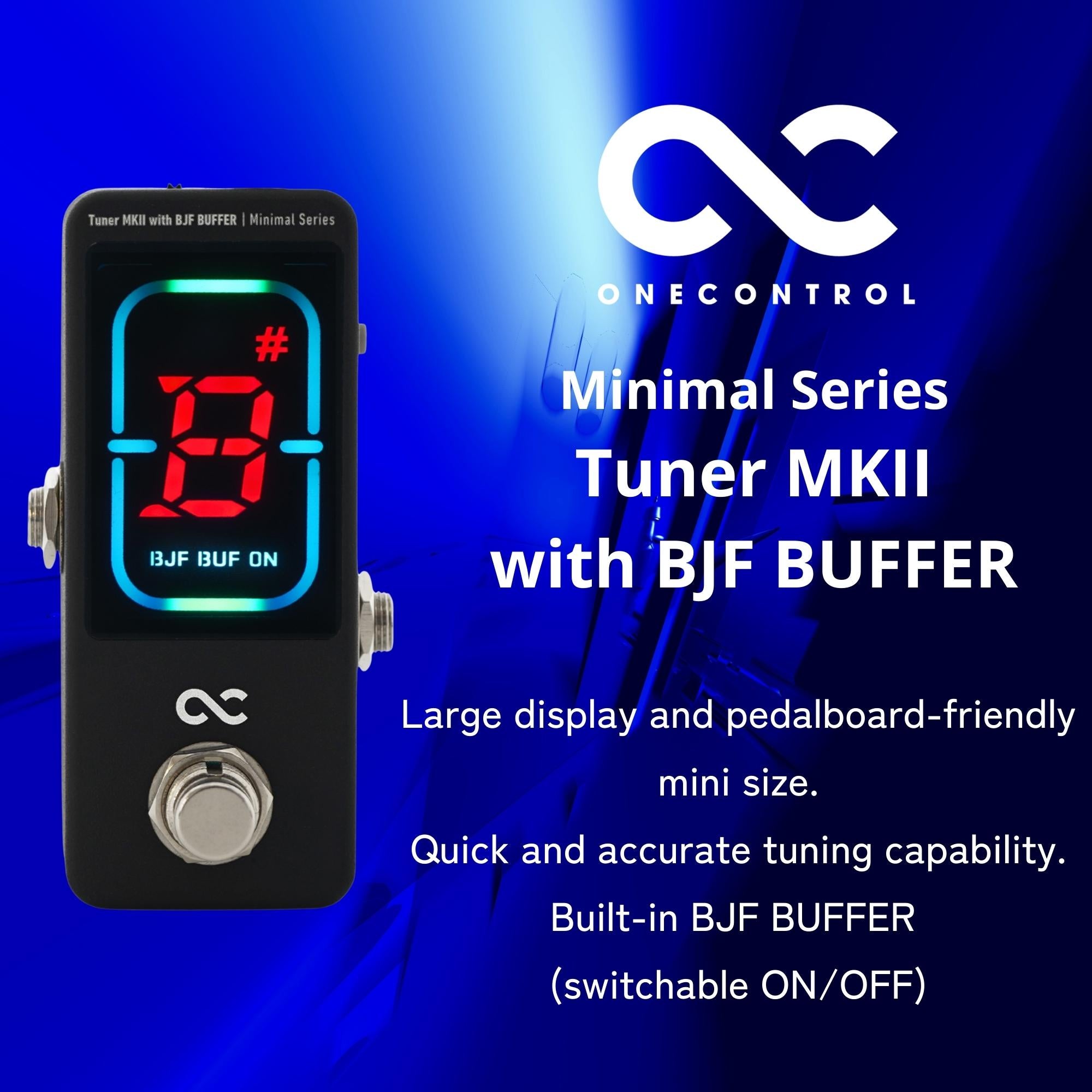 【10%OFF SALE】Minimal Series Tuner MKII with BJF BUFFER (OC-M-PT2)