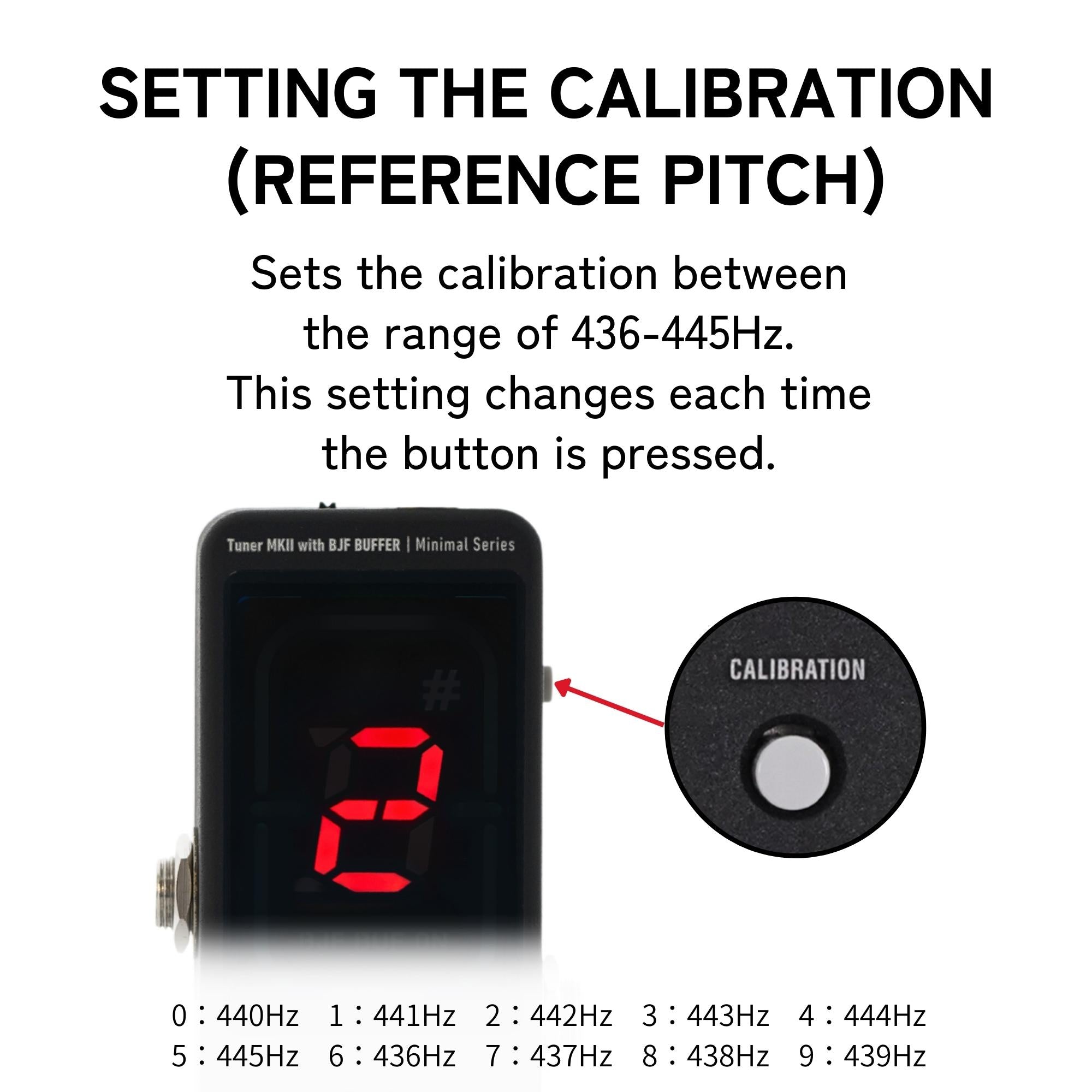 10%OFF SALE】Minimal Series Tuner MKII with BJF BUFFER (OC-M-PT2 